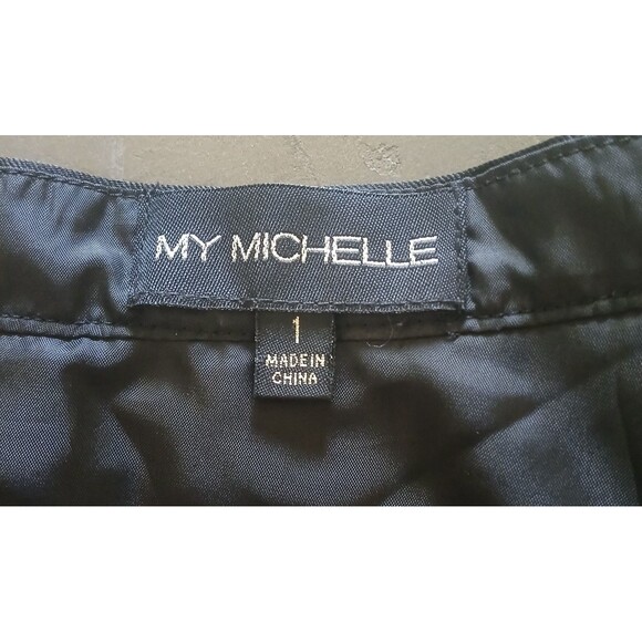 MY MICHELLE Vintage Mini Skirt Women's Size 1 Small Waist Retro 80s 90s Flirty - Picture 7 of 11